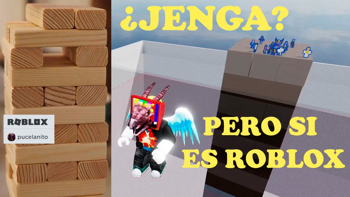 SoyRobloxESP's tweet image. 📢📢NUEVO VIDEO de #Roblox 📢📢
youtu.be/64AiYkdqdRA
Jugamos a JENGA pero estamos en ROBLOX
El juego de mesa trasladado a Roblox de la forma más divertida.
¡Vuelan coches! ¡No te lo pierdas!
Déjanos tu👍en el vídeo,
comparte🔁
y suscríbete🎮
#roblox #robloxEsp