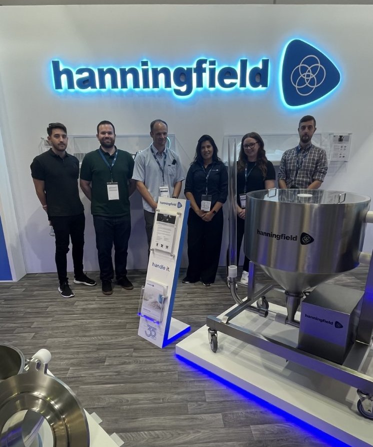 hanningfield_uk's tweet photo. @ACHEMAworldwide Day 3 - These are the people who Make It Happen.

Today we were visited by some of our Engineering Team from the UK🇬🇧

We are so grateful for each &amp; every one of them and everyone back at the factory👏

#ACHEMA #ACHEMA2022 #back2live #Exhibition #TeamHanningfield https://t.co/x8Ja5PsG5n