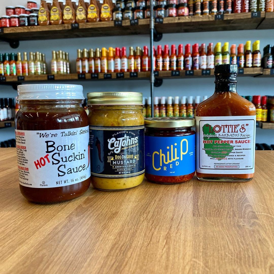 CaJohnsFoods's tweet photo. Variety is the spice of life as they say, and this is a tasty lineup 🌶️
📸 @lucifers.ca
#cajohns #lotties #bonesuckin #chilip #lucifers #smallbatch #lostinthesauce #hotsauceoneverything #hotsauce https://t.co/dJ8cAaqj9A
