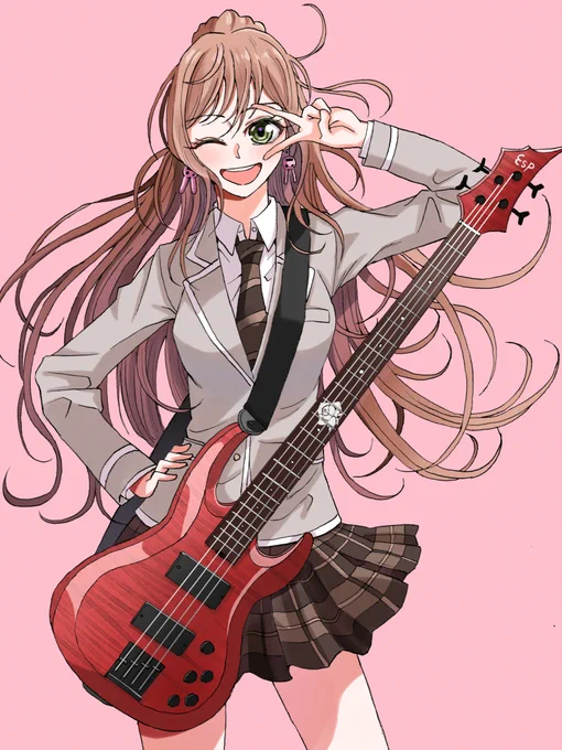 お誕生日おめでとうございます!!過去絵再掲です!!#今井リサ生誕祭2022#今井リサ誕生祭2022 
