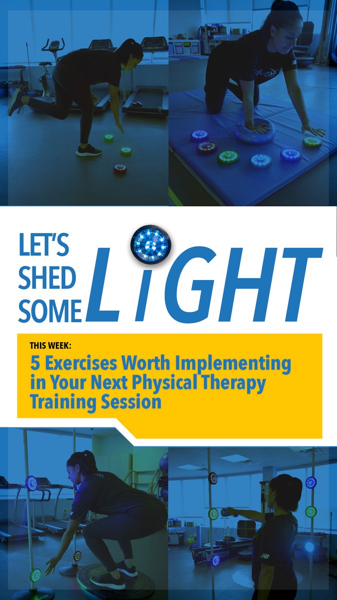 Fitlight's tweet image. Five Exercises Worth Implementing In Your Next Physical Therapy Training Session
1️⃣ Single Leg Balance
2️⃣ Shoulder Range of Motion
3️⃣ Neuro Rehab and Trunk Stability
4️⃣ Proprioception
5️⃣ TUG Test

Learn how 👉 bit.ly/3TdJpsa
#FITLIGHT