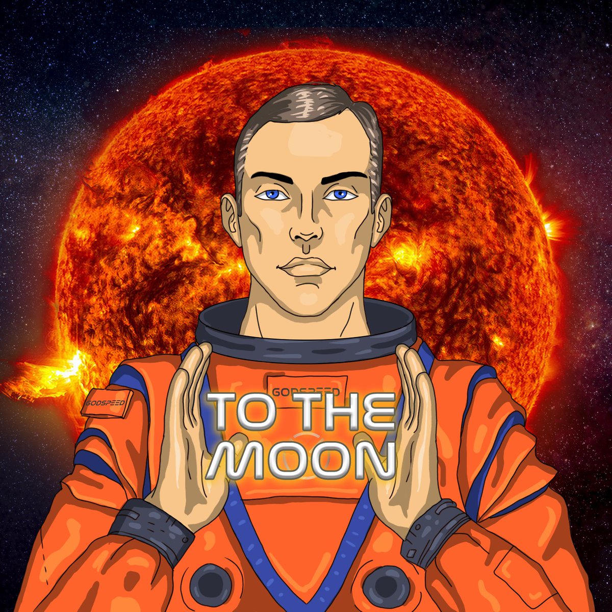 Godspeed_NFTs's tweet photo. Alright #spacenerds and #NFT lovers, can you guess which astronaut inspired the traits of this incredible GODSPΞΞD Pioneer? 👨‍🚀 

(Will someone mint such a combination?!) https://t.co/MgnB1japBD