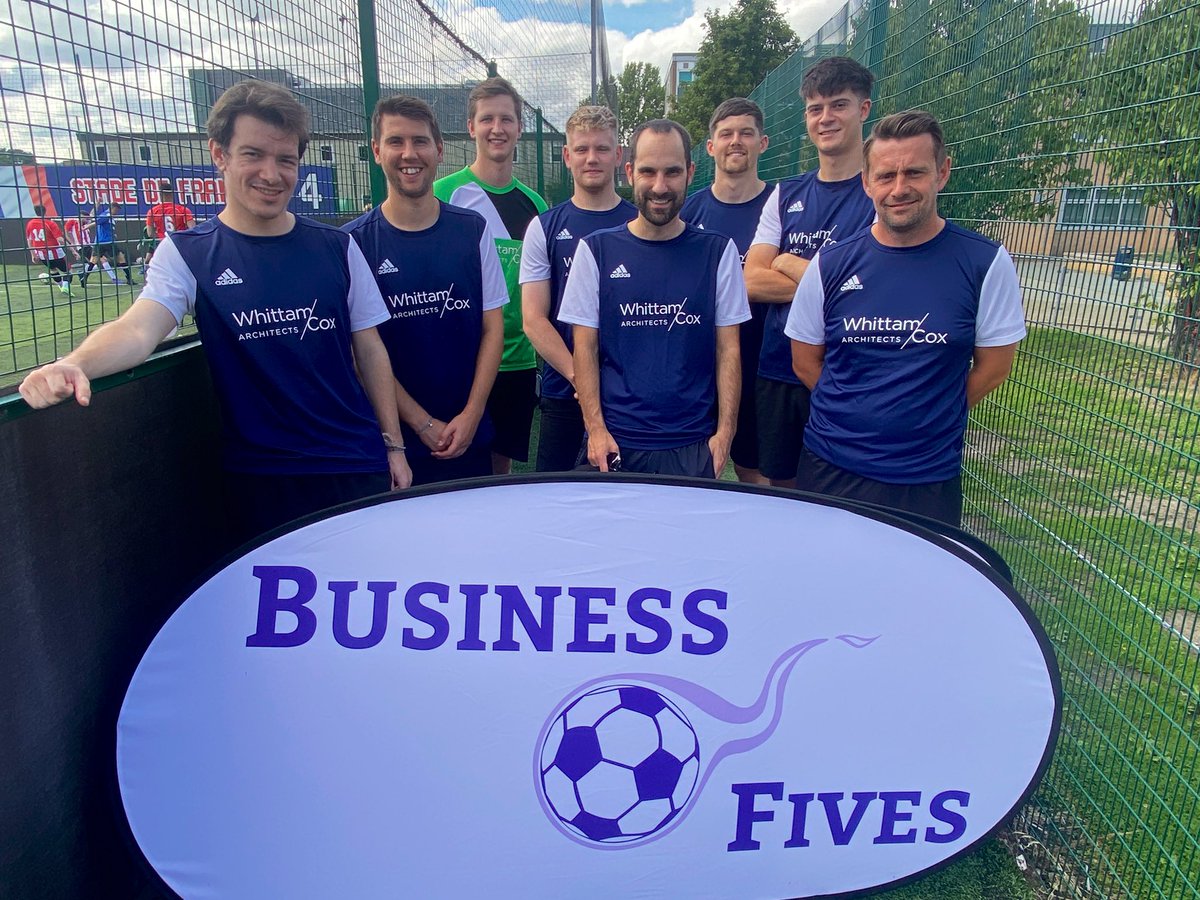 Welcome <a href="/whittamcoxarch/">Whittam Cox Architects</a> to our #biz5s #Sheffield event! 

Good luck to the team playing in support of <a href="/Ashgate_Hospice/">Ashgate Hospice</a> ⚽️

#footballforgood #charity