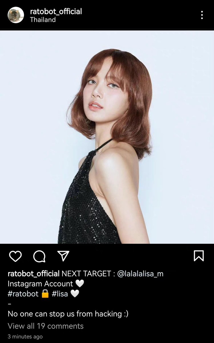 sodagreenwing27's tweet photo. Hello @instagram, please closely monitor and review your security systems. There are hackers who have been successful in invading in several Korean artists' privacy. This is a concerning issue. 

@ygent_official Please protect Lisa's privacy and secure her account. https://t.co/q4JLvw3XIx