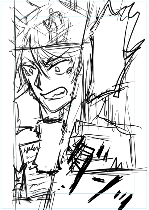 漫画も久々に描きたくなってしまったので、気持ちが逃げないうちにラフだけ描き始めた!そしてタコアズばっか描いてたせいで眼鏡忘れた事に今気付いたw 