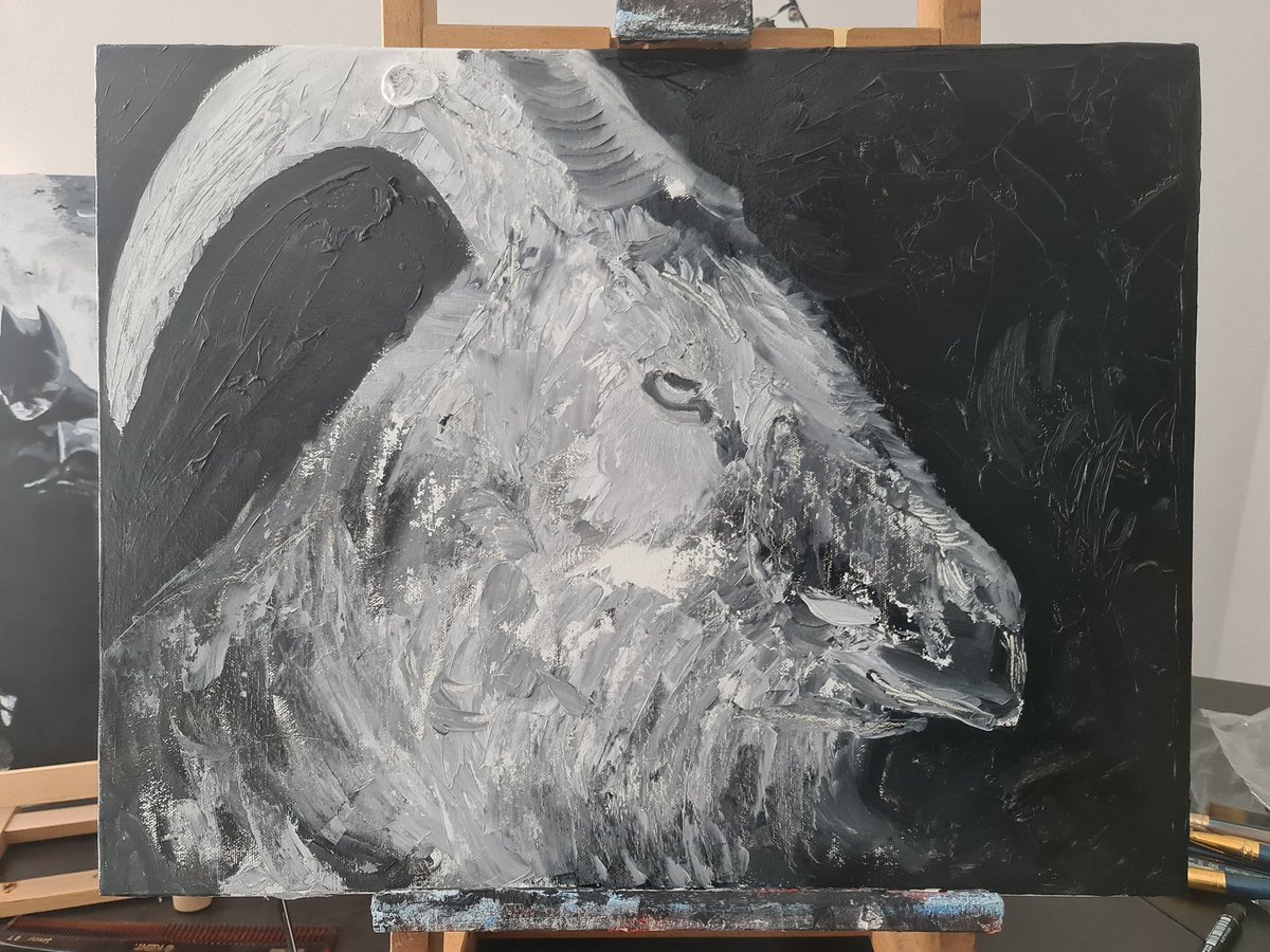 archer_wk's tweet photo. Made a start on what will be Black Phillip, The Witch is absolutely in my top 5 favourite movies
Oil on Canvas board. https://t.co/kwdLrjR0OX