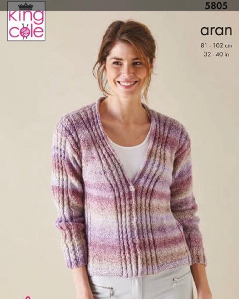 deltawoolshop's tweet photo. Acorn Aran from King Cole is a lovely variegated yarn with 20% wool. It knits to aran pattern and is the perfect weight for those cooler autumn days 🍃

https://t.co/SiVIce2ZoH https://t.co/H8KhvvnlAv