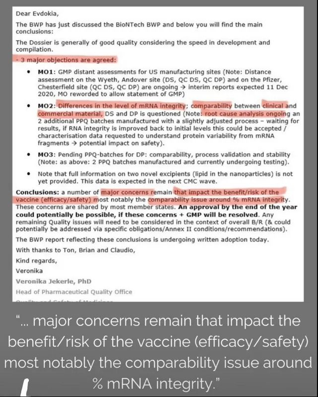 TimTruth123's tweet photo. Let's rewind to December 2020: #EMALeaks just broke and hackers released internal European Medical Agency documents exposing crimes against humanity #Nuremberg2 https://t.co/Rjl6AWFZrE