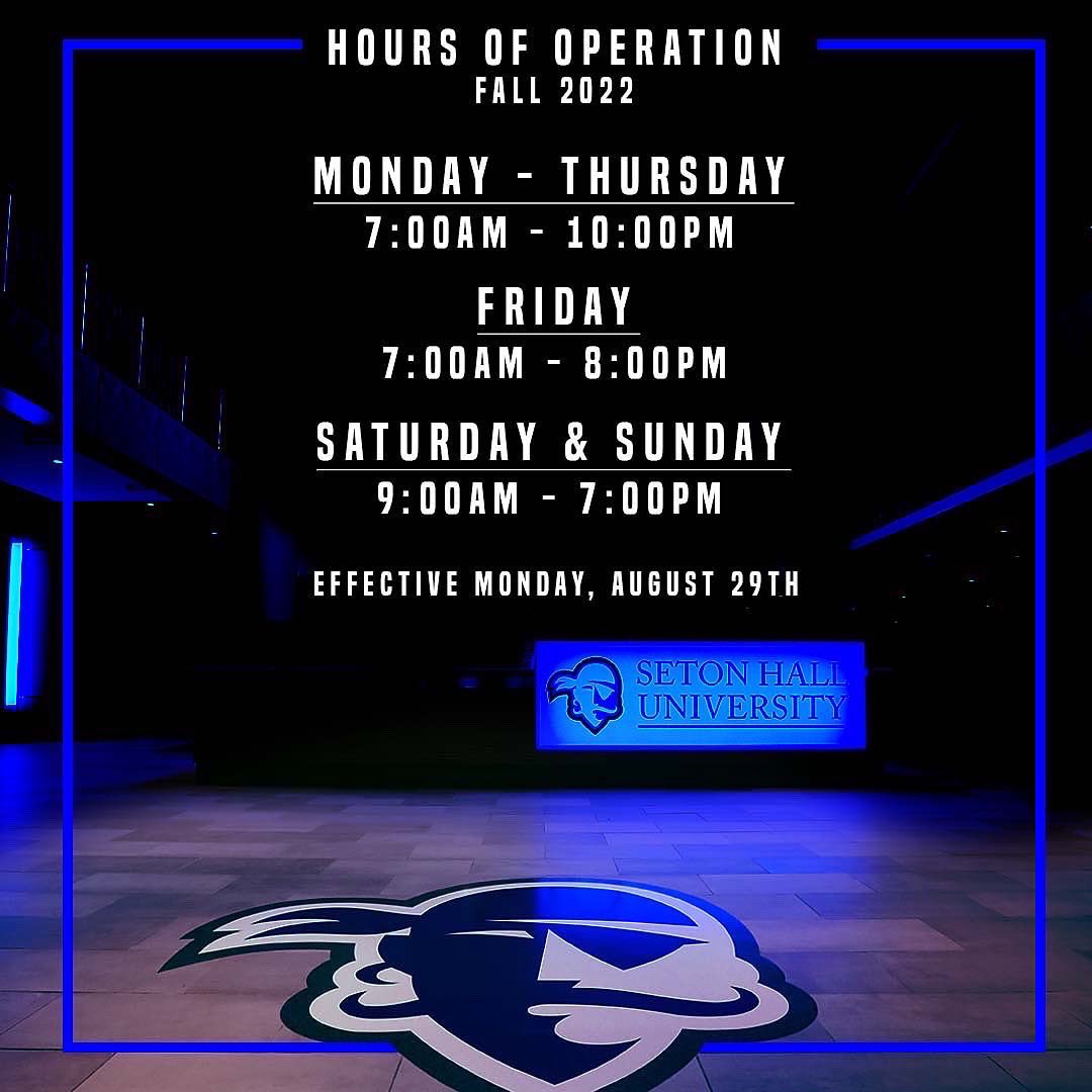 SetonHall_Rec's tweet photo. https://t.co/DuGXNrTtfJ