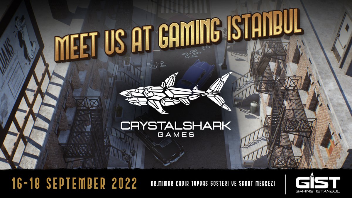 Goodfellas, we will be at GamingIstanbul, 🗓️ September 16 – 18, 2022 ~ Hope to see you there! 🧡 #gaming #mafia #indie #gamingistanbul #game #indieway