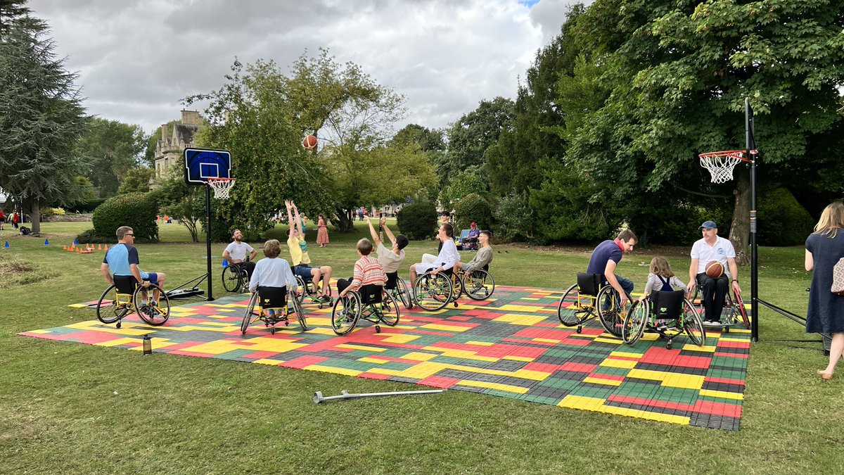 ActiveLincs's tweet photo. Our wheelchair basketball programme has had the pleasure to join Rauceby Hall’s Ukrainian Day celebrations today!

We’d appreciate it if you could share our webpage that is dedicated to assisting refugees with support in Lincolnshire.

https://t.co/pUJKafwAOJ https://t.co/YbjNoWsqHq