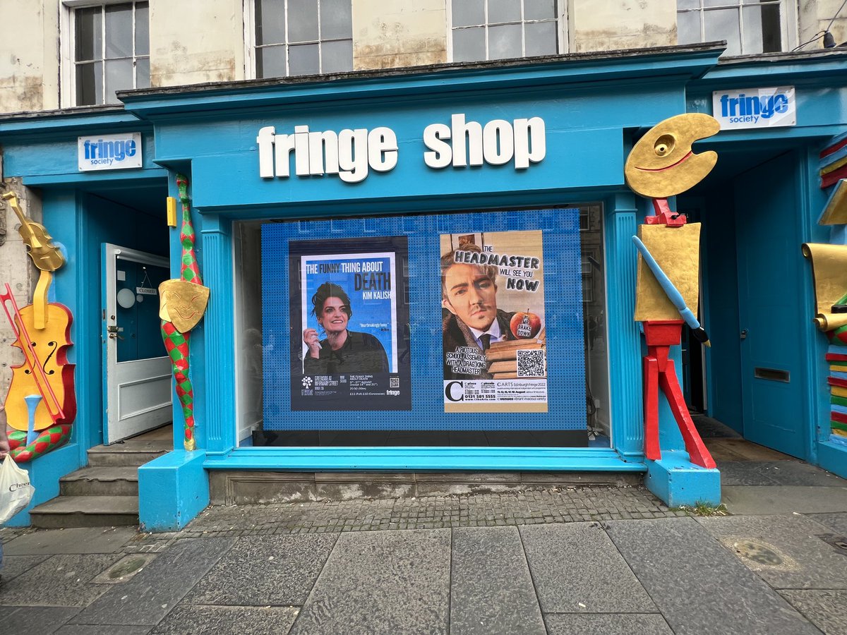 zoomsical's tweet photo. Hey ⁦@kimkalish⁩, nice to see you again at the ⁦@edfringe⁩ shop just now :) https://t.co/P9zNTAt5RW