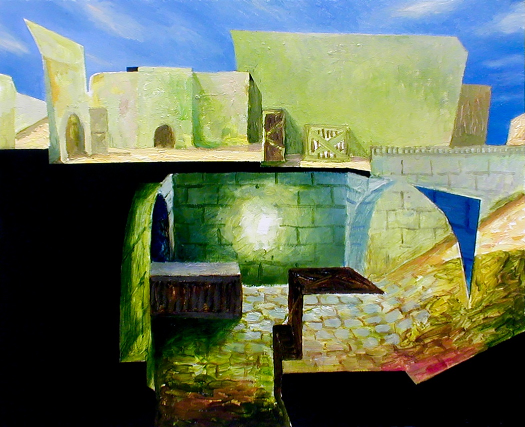 xe0_xeo's tweet photo. Counter-Strike map paintings by Swedish surrealist artist Kristoffer Zetterstrand https://t.co/nrtOnrEDgq