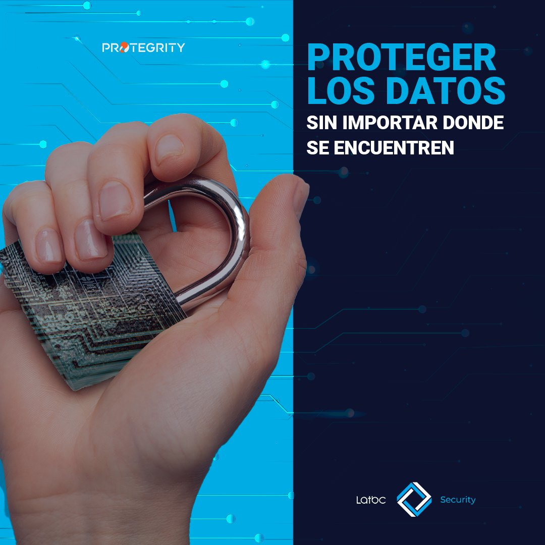 Latbc's tweet photo. No importa dónde estén tus datos, en aplicaciones, en tránsito o en la nube, en Latbc la misión es protegerlos, y estén listos para ser utilizados.
Permite que los datos hagan tu empresa más inteligente, más rápida y más precisa. 
#Latbc #Protegrity #Latbcsecurity #Enrichdata https://t.co/ci0NRJXoLe