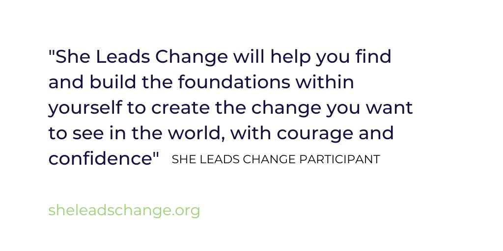 We believe every woman should access the ability to boost her confidence, capability and connection to lead and reserve 30% of our places as bursaries for change-makers.  

Apply for yours today: ow.ly/UP0q50KfBe2

#sheleadschange
#leadership
#bursary