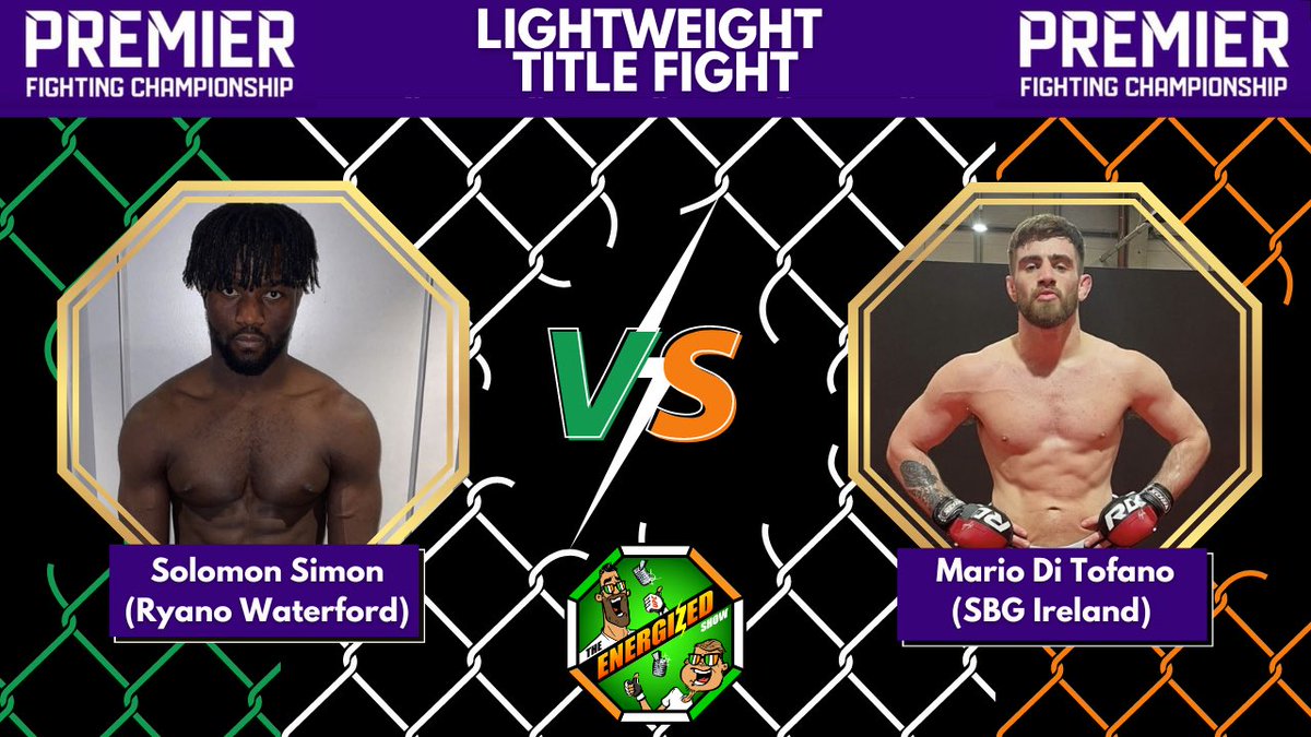 Energized_Show's tweet photo. Energized’s “The Face Off” with @solkingsimon ( @teamryano Waterford ) Vs Mario Di Tofano ( @SBG_Ireland ) is now live👊🎙
🎥 YT : https://t.co/SZviTqPbCG
All on their PFC LW Title Fight at PFC 3💯
Check it out & Stay Energized⚡️
#PFC3 #MMA #SolomonSimon #MarioDiTofano https://t.co/7czVp5N58c
