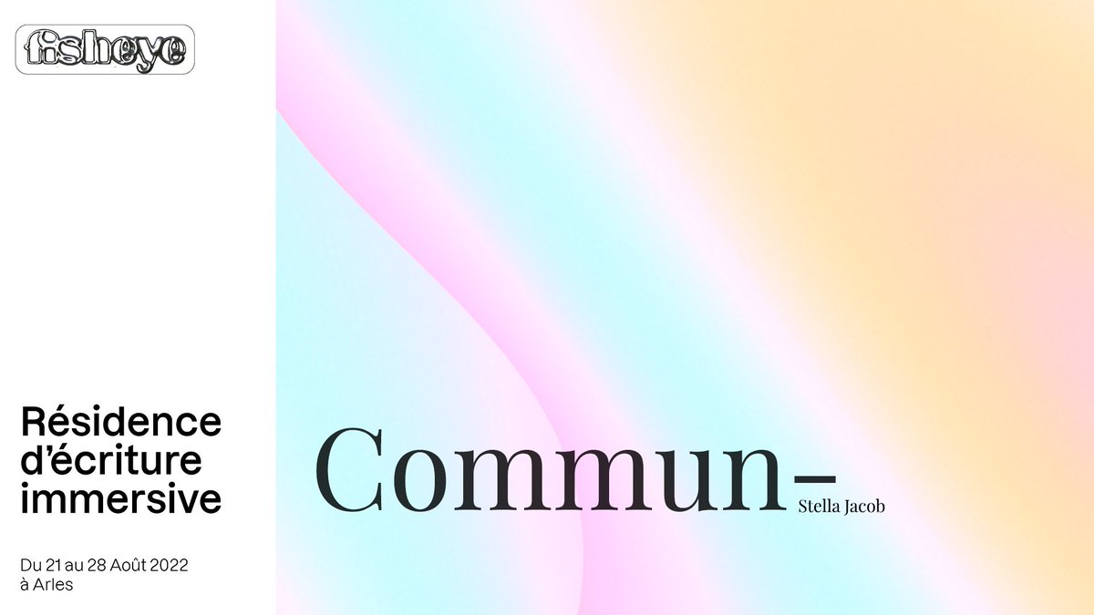 Je suis joie de vous annoncer (avec un peu de retard) que Commun-, mon projet de tutoriel narratif autour de la modération du métavers, a été sélectionné à la Résidence de <a href="/f_immersive/">Fisheye Immersive</a> soutenue par <a href="/IFParis/">Institut français</a>, <a href="/MaRegionSud/">Région Sud</a> et les @rencontresarles.