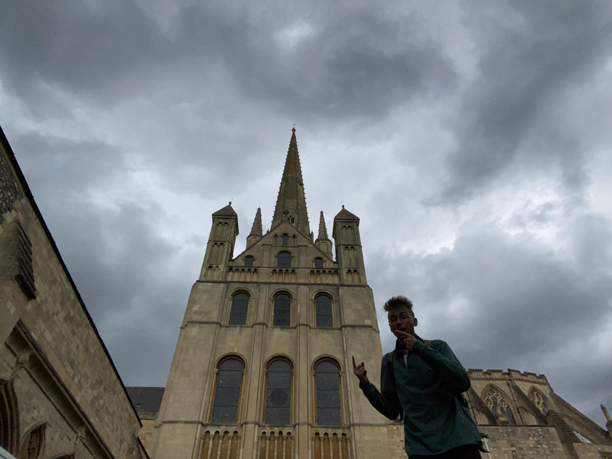 RadfordHonors's tweet photo. Honors Student Council president Luc White spent the summer in France as a recipient of the prestigious Gilman International Scholarship from the U.S. Department of State. They studied churches all-around Europe. Big kudos to Luc's mentor, Dr. Carlee Bradbury in Art. https://t.co/qmKYI1EkN7
