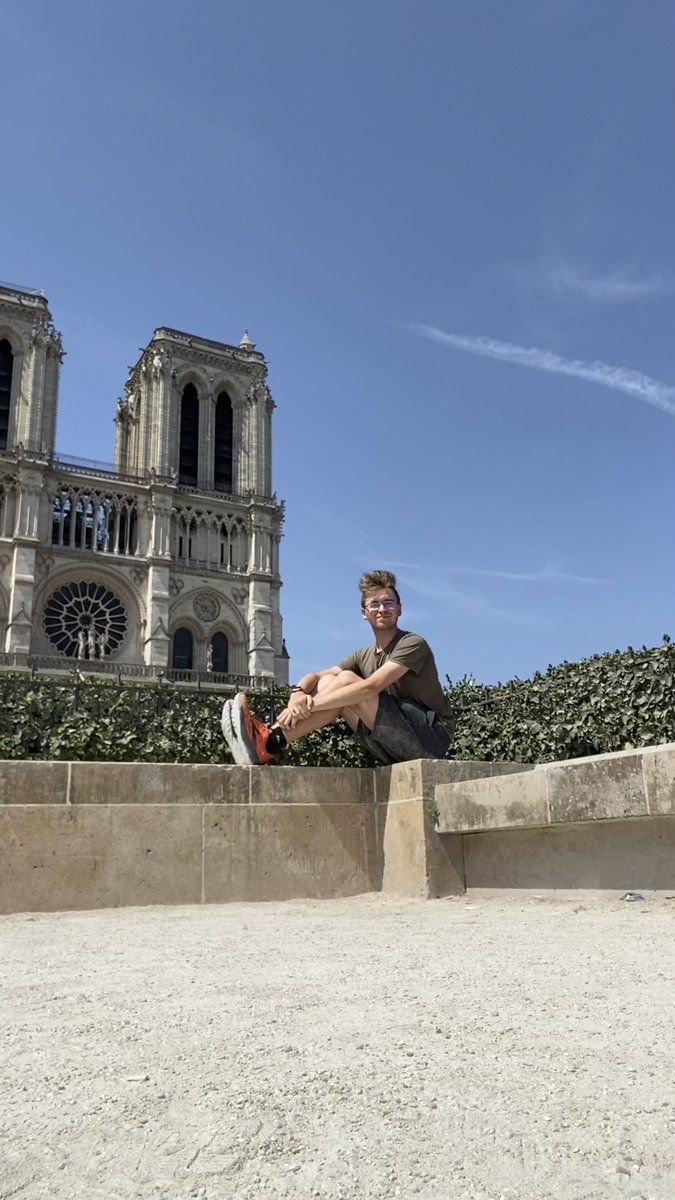 RadfordHonors's tweet photo. Honors Student Council president Luc White spent the summer in France as a recipient of the prestigious Gilman International Scholarship from the U.S. Department of State. They studied churches all-around Europe. Big kudos to Luc's mentor, Dr. Carlee Bradbury in Art. https://t.co/qmKYI1EkN7