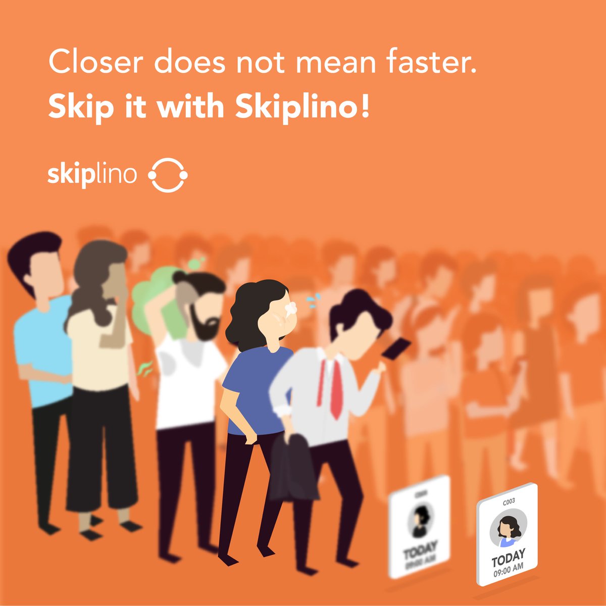 Skiplino tweet media