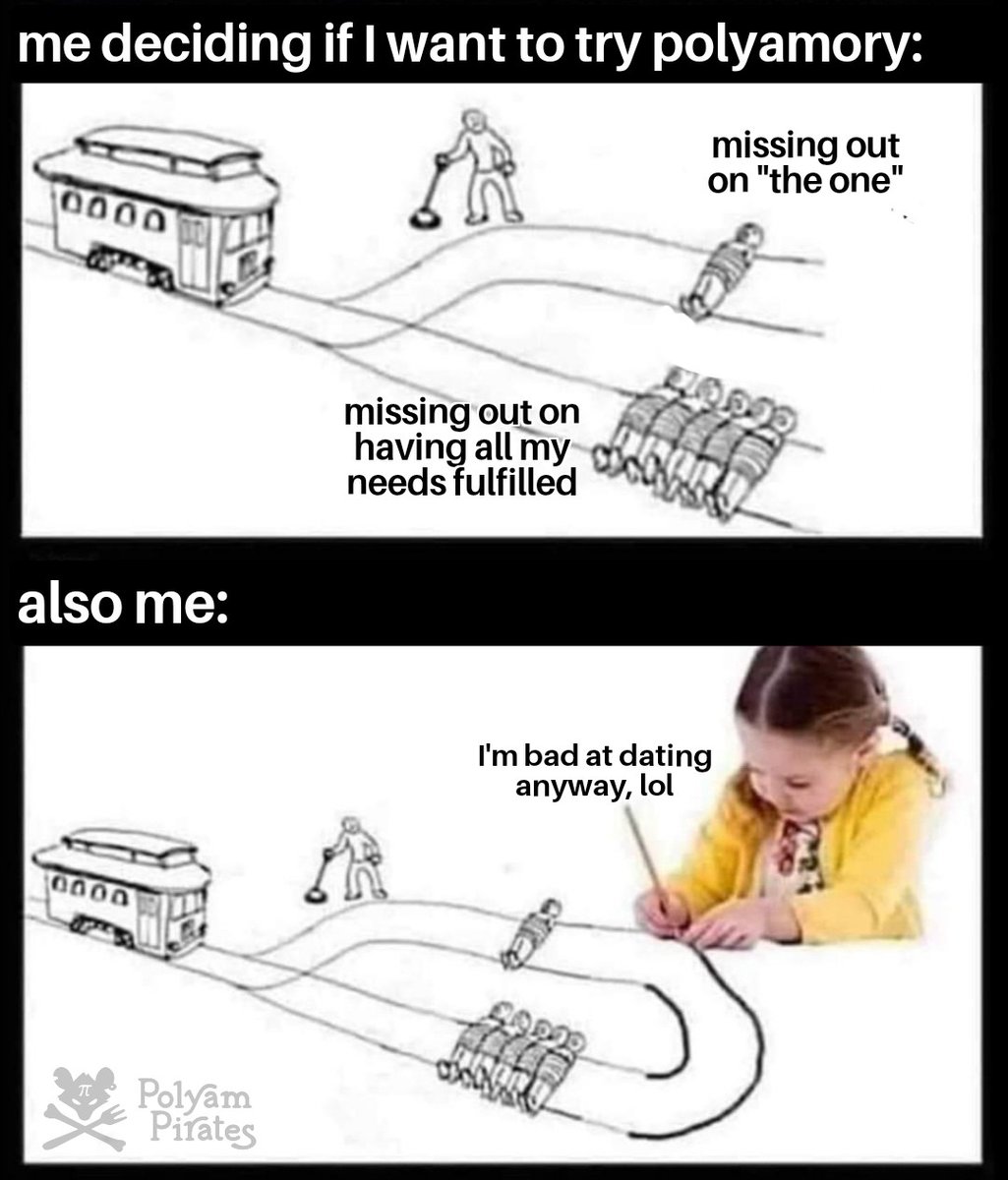 I'm always worrying too much.

#ethicalnonmonogamy #polyamemery #polyamory #memes #relationshipadvice #polyampirates #polyamorymemes #polyamorousmemes