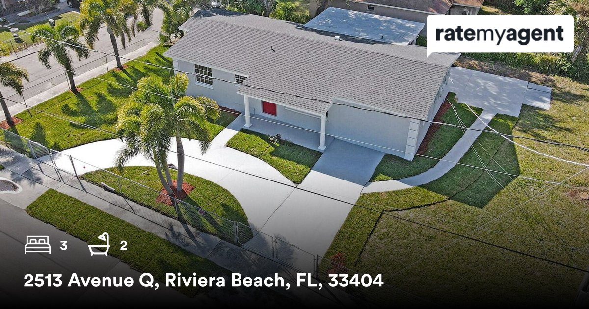 conley_real's tweet photo. 🛌 3 🛀 2
📍 2513 Avenue Q, Riviera Beach, FL, 33404

My latest listing on #RateMyAgent
https://t.co/LIG6spIdGD https://t.co/vSZbfBPM9M