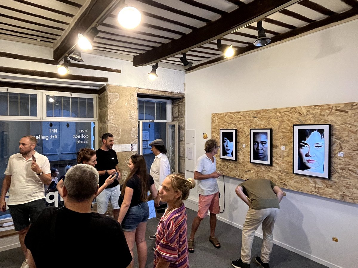 BeyourArt (@beyourartfr) on Twitter photo Des invités formidables pour un artiste incroyable. Merci <a href="/VilledeNice/">Ville de Nice</a> et <a href="/mattguetta/">Matt Guetta</a> 🙏
Exposition "NOT FOR SALE" à voir jusqu'au 11 septembre. 💥💥💥
#NFTCommunity #Frenchriviera #nicecotedazur #nftart #Nice06 Des invités formidables pour un artiste incroyable. Merci <a href="/VilledeNice/">Ville de Nice</a> et <a href="/mattguetta/">Matt Guetta</a> 🙏
Exposition "NOT FOR SALE" à voir jusqu'au 11 septembre. 💥💥💥
#NFTCommunity #Frenchriviera #nicecotedazur #nftart #Nice06