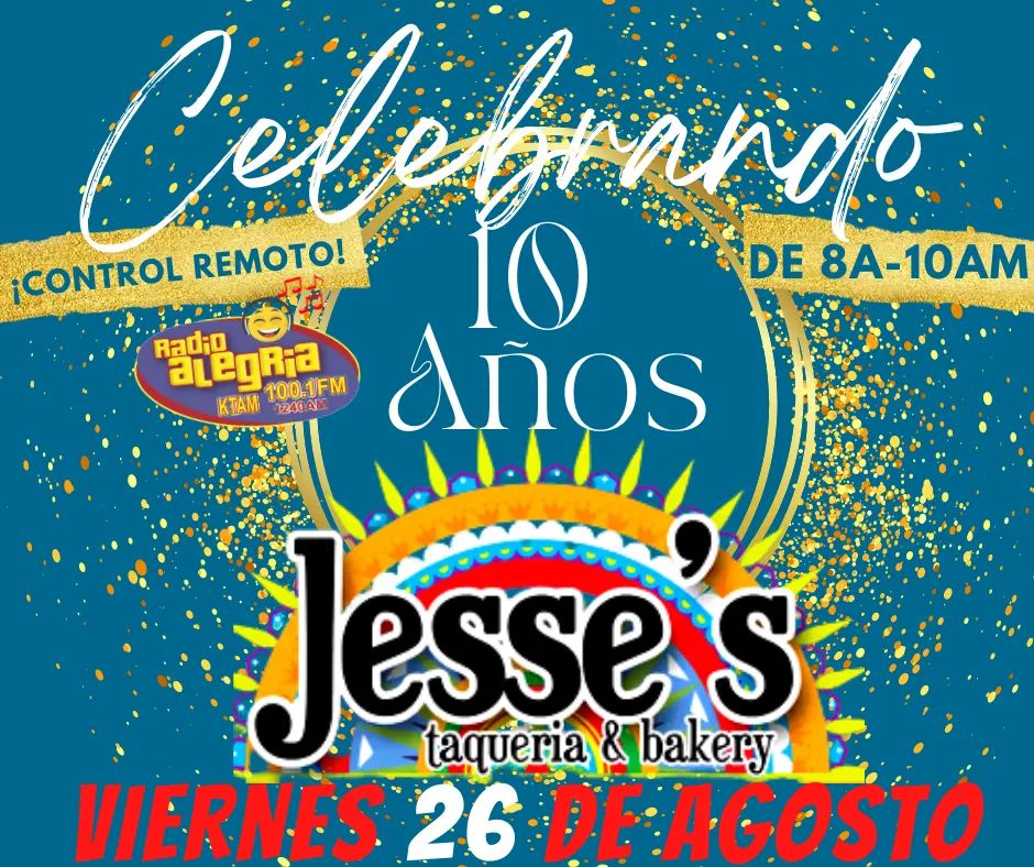 Nos vemos el Viernes en Jessie's Taqueria!🥳