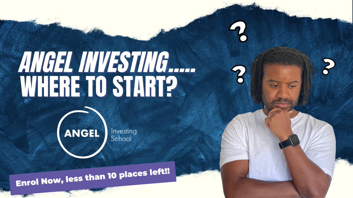 Spice Startups (@spicestartups) on Twitter photo Interested in angel investing?
Have no clue where to start?
Join the 8-week remote course with <a href="/_angelinvesting/">angelinvestingschool</a> led by <a href="/Andy_ayim/">Andy Ayim MBE</a> starting on 7th September.
Less than 10 places left!
Join now angelinvestingschool.com/foundation Interested in angel investing?
Have no clue where to start?
Join the 8-week remote course with <a href="/_angelinvesting/">angelinvestingschool</a> led by <a href="/Andy_ayim/">Andy Ayim MBE</a> starting on 7th September.
Less than 10 places left!
Join now angelinvestingschool.com/foundation