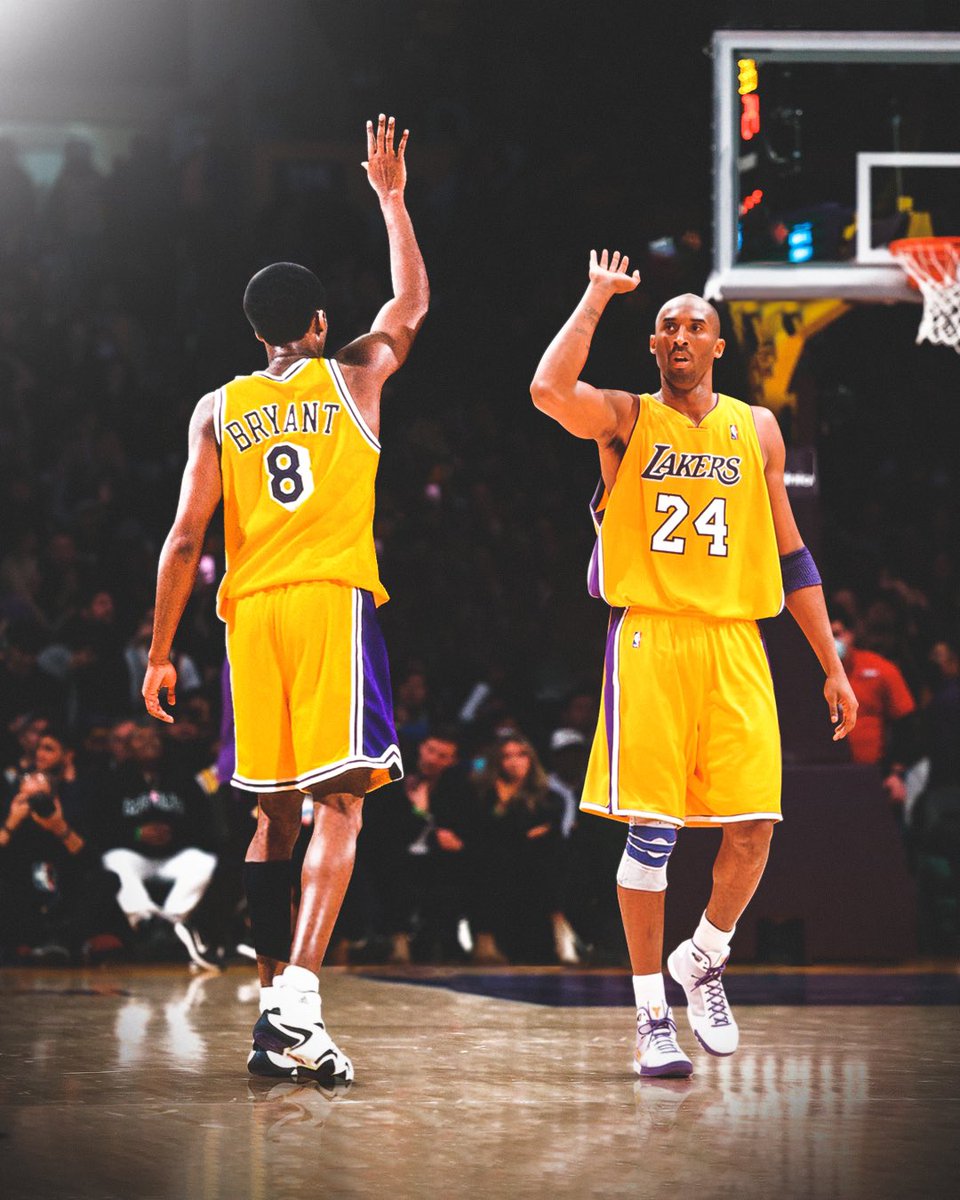 8/24 #MambaDay #KobeDay 💜💛