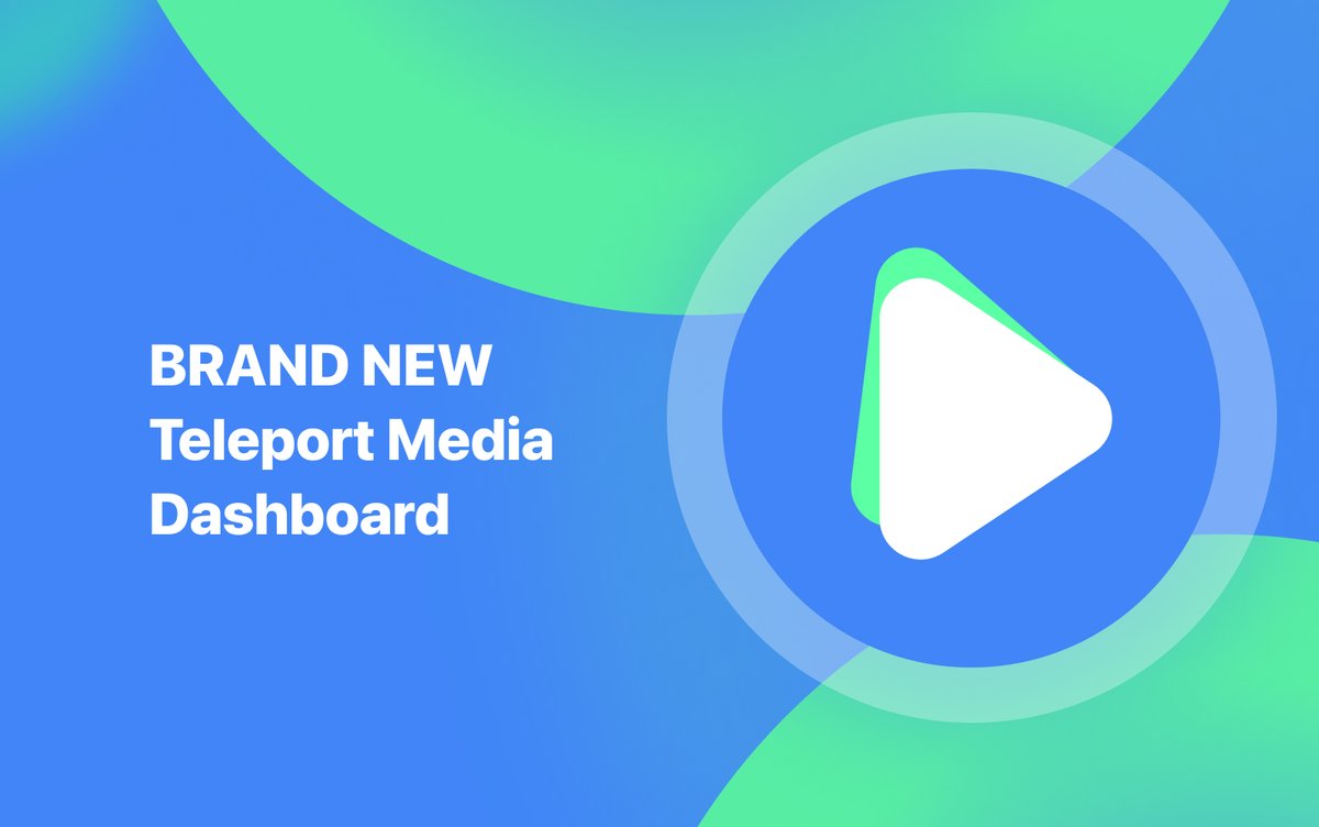 Teleport_Media's tweet photo. Welcome BRAND NEW Teleport Media Dashboard! We designed an easy User Guide - a step-by-step guide to Teleport Media Dashboard account registration, domain activation &amp; statistics! Read on Medium! Do you have video to stream- your feedback is very welcome!
https://t.co/wF04UqjIUn https://t.co/AQr6n7x4k7