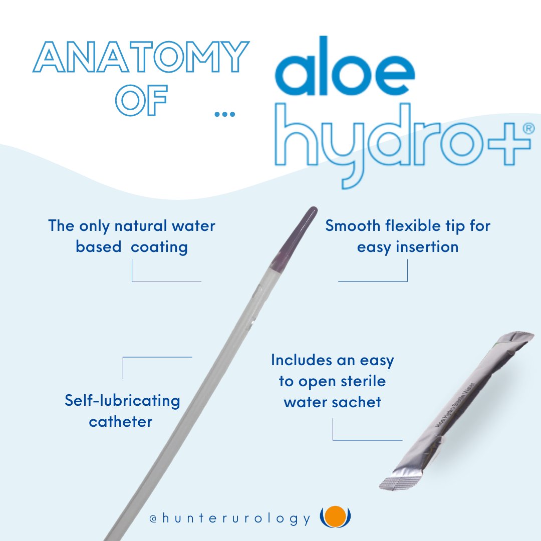 HunterUrology's tweet photo. ⚠️ #ProductHighlight ⚠️ 

Aloe Hydro plus is one of our most popular catheters!  This #catheter is perfect for those who lead busy lives and do not always have access to clean water 🏃‍♀️🏃

Try for free: https://t.co/OSUH3UHjau - We’ll send some sizes straight to your door. https://t.co/pnt666ZRr6