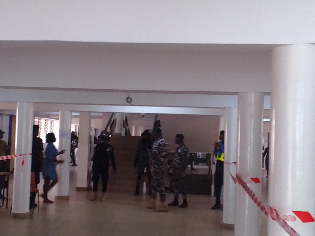 watsuptek's tweet photo. 📍📍SRC ELECTIONS 📍📍
There is the presence of heavy security personnel at Casely Hayford.
#ElectionCorner22
#WatsuptekReport
#KNUSTDecides https://t.co/IfTZw8jW2B