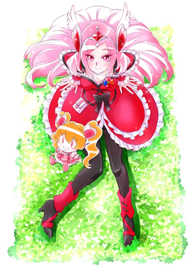 東せつな ,桃園ラブ 「ぱしょ子 #自分の好きなキャラ一人の画像を四枚貼る 」|まぼろしねこ🐾イース様アンソロ春レイフレのイラスト