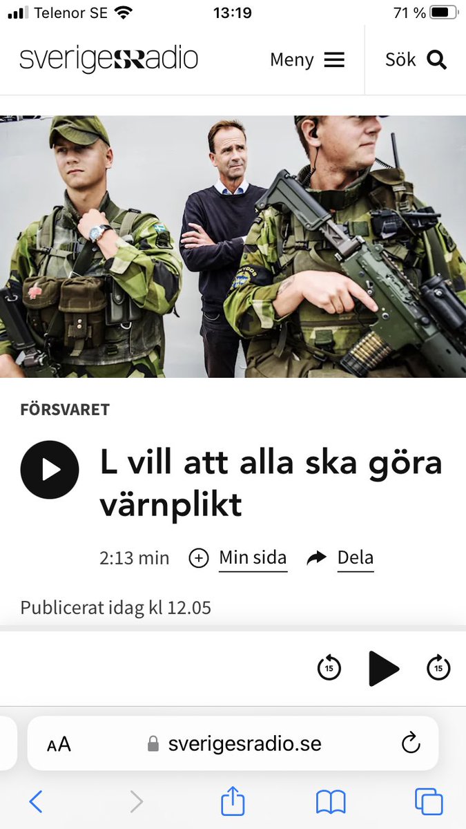 Där brände ni min röst ”Liberalerna”. Hoppas ni åker ur riksdagen.
sverigesradio.se/artikel/l-vill…