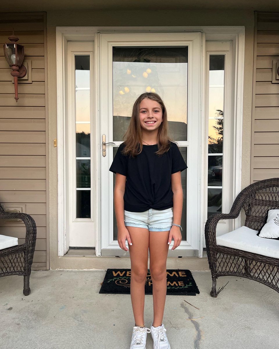 First day, hooray! Ready to get our year off to a great start! 5th, 8th, and forever 1st.💙💛#FirstDayOfSchool