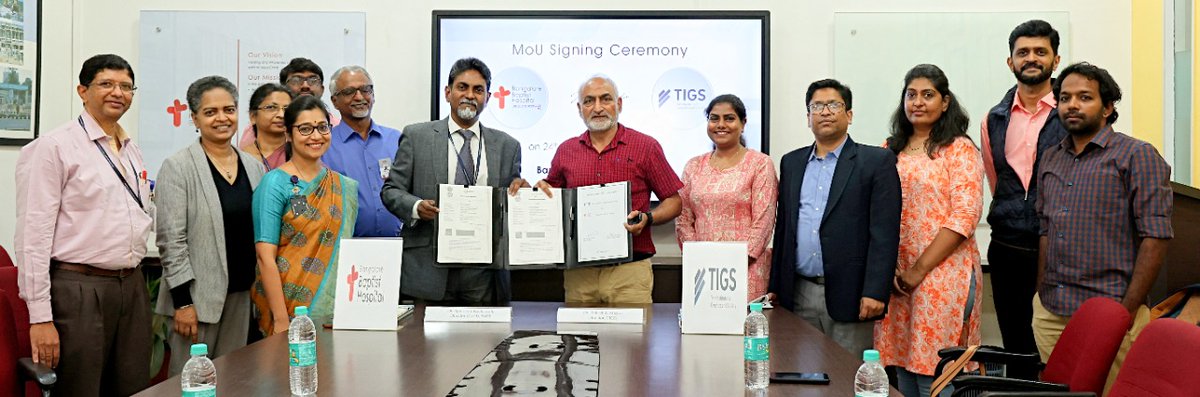 TIGS_India's tweet photo. #MoUAnnouncement

Today, we are proud to have signed an institutional MoU with @HospitalBaptist. We envision to provide impactful interventions in the areas of #Infectious diseases and Rare #Genetic Disorders. https://t.co/StJaab8zVq