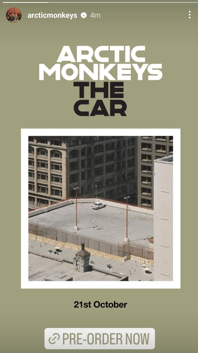 alexturnerecent's tweet photo. YES !!!!!!  THE ANSWER IS YES !!!!

AM7 WAS ANNOUNCED TODAY  !!! AND IT'S LITERALLY CALLED "THE CAR" 

OUT 21ST OCTOBER https://t.co/OwyvD8h91y