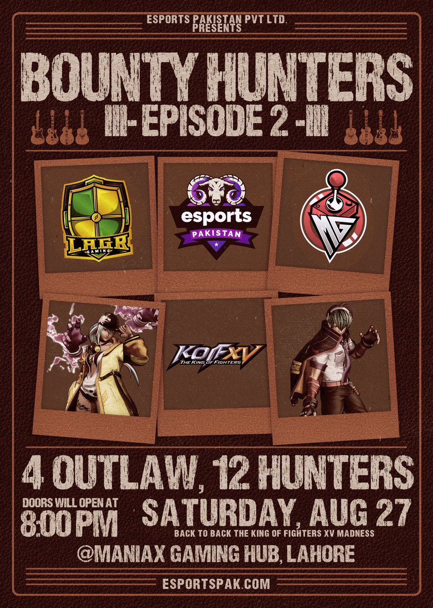 ArenaForge1's tweet photo. We are back again with more thrilling matches 
Bounty hunters Ep-2 
Thanks @LAGrGaming for collaboration. 
This time 16players will go head to head for the victory . 
Just stay tuned to see new OUTLAWs and new HUNTERS.

Partnered with: @Maniaxgaminghub https://t.co/pjkZWXUJ4K