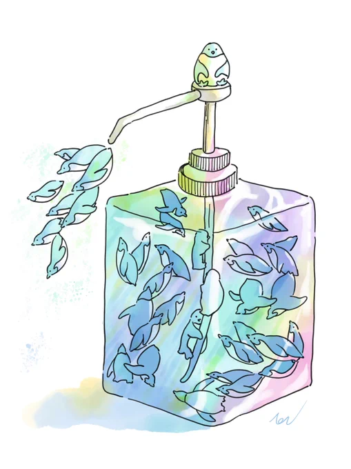 アルコールペンギン。 