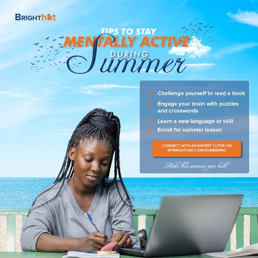 Brighthat_ng's tweet photo. What's your plan for this summer?
Follow these tips and have fun while achieving your purpose π₯°
Call 09158868888 to register or visit https://t.co/BWheLyiJzf
#summerlessons https://t.co/q5rWaXIj1S