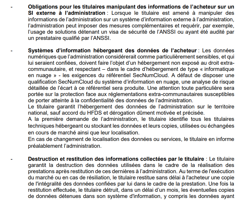 emile_marzolf's tweet photo. Les exigences SecNumCloud font leur apparition dans l'accord-cadre interministériel sur le recours aux cabinets de conseil : https://t.co/0UXbjgAckU