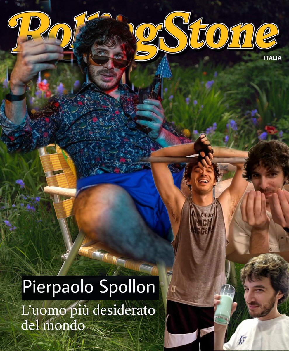 AMikAlice's tweet photo. @pierspollon @RollingStoneita Così va meglio!! #SpollonStyle #theDukeofPadua #originalcover #spollondominazione #spollondì https://t.co/EvIqWvtZwk