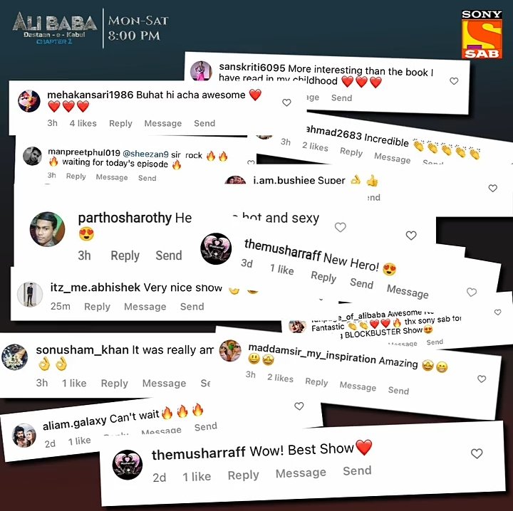 TheMusharraff's tweet photo. ❤️❤️❤️👌⭐⭐⭐⭐⭐
#sonysab #AliBabaDastaanEKabul #AliBabaOnSAB 
Watch, AliBaba Mon-Sat,8pm on Sony SAB https://t.co/xcjiceb6DT