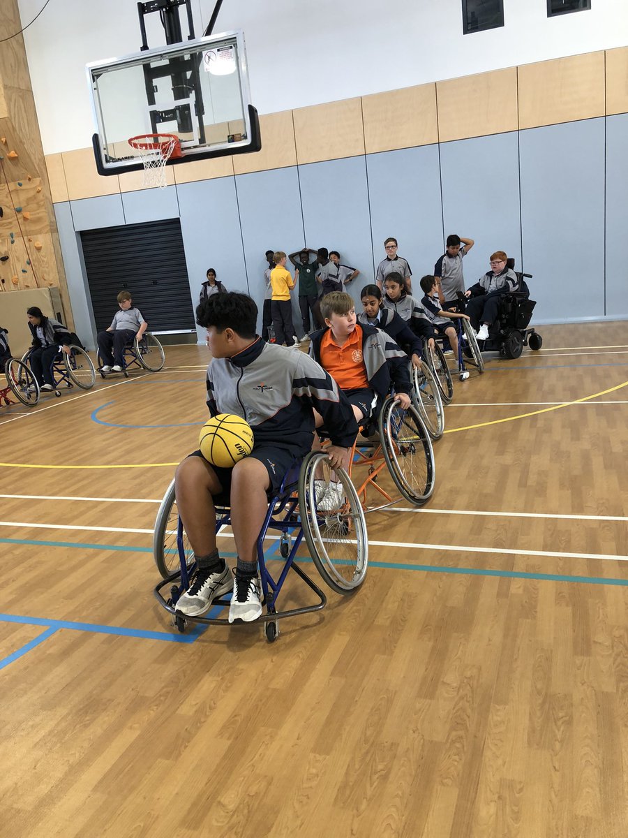 MuscaRoseanne's tweet photo. From learning about First Aid and CPR to playing some Wheelchair Basketball, the Year 7’s had a busy day today! #hccellenbrook https://t.co/JrjtNxJsHh