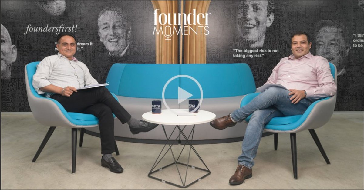 It's not often you see a company being built for scale right from inception – <a href="/GetOneCardIN/">OneCard</a> has truly been a privileged journey for us in this regard.

<a href="/sinhaanurag14/">Anurag Sinha</a> sits down w/ <a href="/avnish/">Avnish Bajaj</a> to talk abt building &amp; scaling OneCard, tune in to hear his advice:
matrixpartners.in/matrixmoments/…