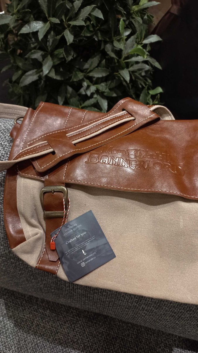 Mount_and_Blade's tweet photo. Tomorrow at 10am GMT+2 our #gamescom22 challenge begins! Create characters inspired by a daily theme. You're free to photograph them wherever &amp; however you like. Just share them with the hashtag #Butterinthebag. Every day we'll award the winner 1 of our exclusive Bannerlord bags! https://t.co/TlZW8ayXdf