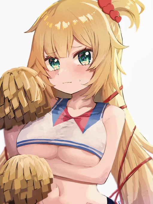 これはチアガールちゃまダイエットがんばれ〜 #はあとart 