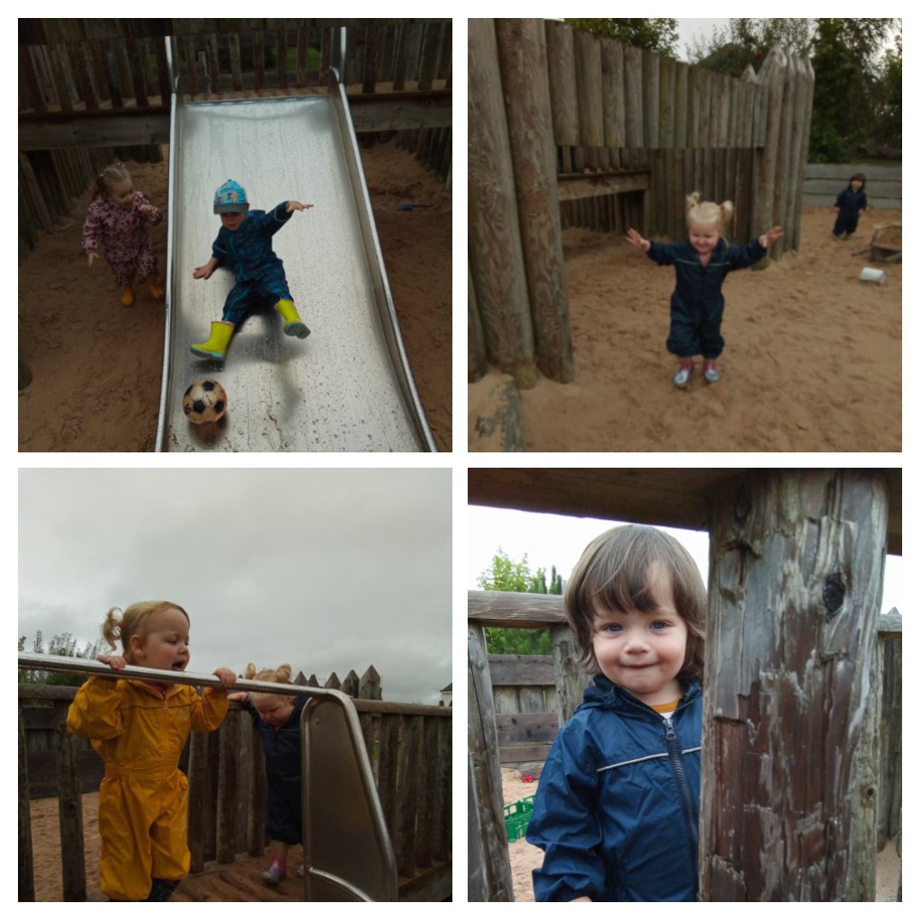 AshbridgeMaxy's tweet photo. Poppies enjoying the outdoors whatever the weather #poppiesatmaxy #outdoorplay @NDNAtalk https://t.co/IIPis2qJFV