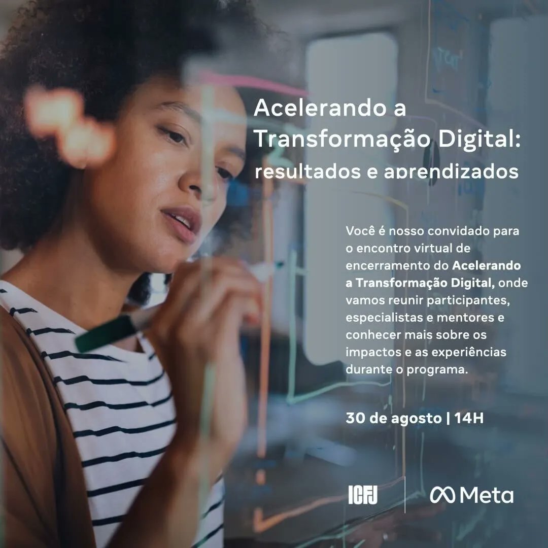 ICFJ's tweet photo. For the past year, our Digital Transformation program has trained over 1,500 journalists from 480 media organizations across Brazil. Join its closing event to hear about successful digital outlets, a debate on the Brazilian media ecosystem &amp; more: https://t.co/02SyiCigJo https://t.co/6nqM0k8TM8